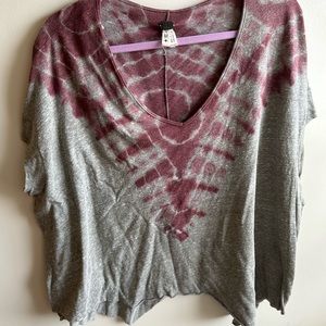 Free people tie dye tshirt